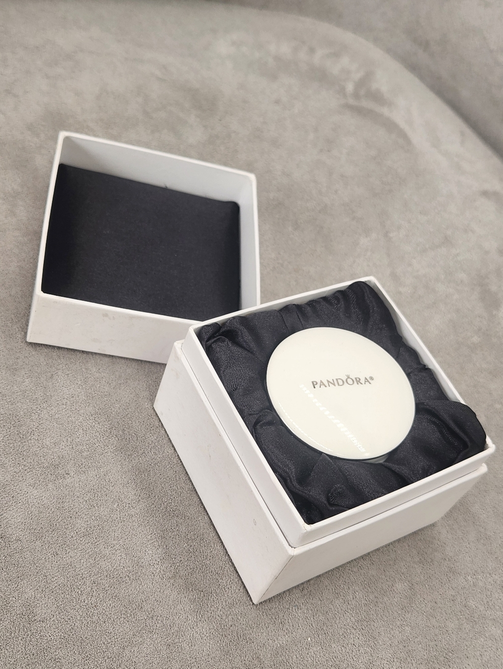 Pandora Jewelry Box White Porcelain Gift Classic